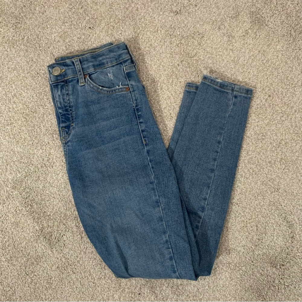Topshop Jaime Skinny Jeans Light Wash